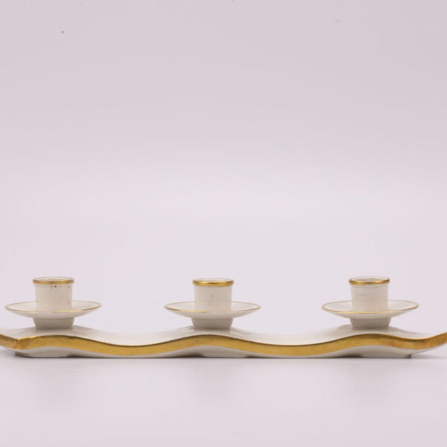 Gerold Porzellan 3-candle porcelain candlestick