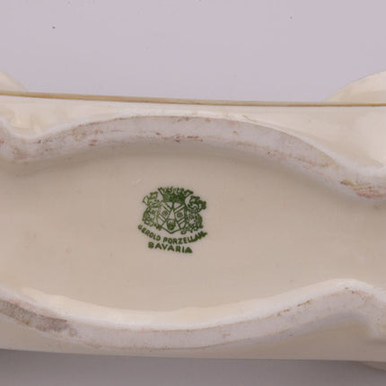 Chandelier 3 bougies en porcelaine Gerold Porzellan