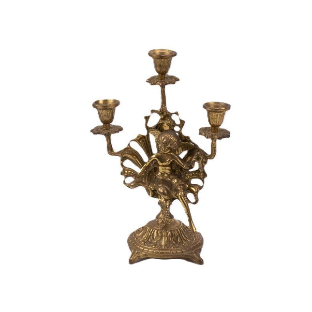 Chandelier en bronze doré
