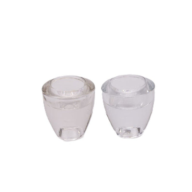 2 bougeoirs Leonardo collection Flick Flack transparent