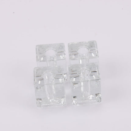 4 petits bougeoirs cubiques 