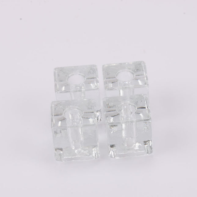 4 petits bougeoirs cubiques 