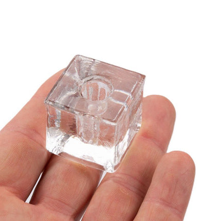 4 petits bougeoirs cubiques