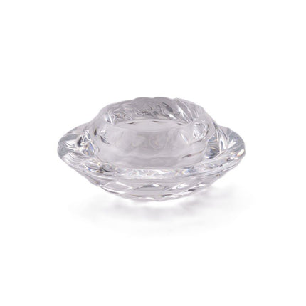 Bougeoir en cristal  transparent