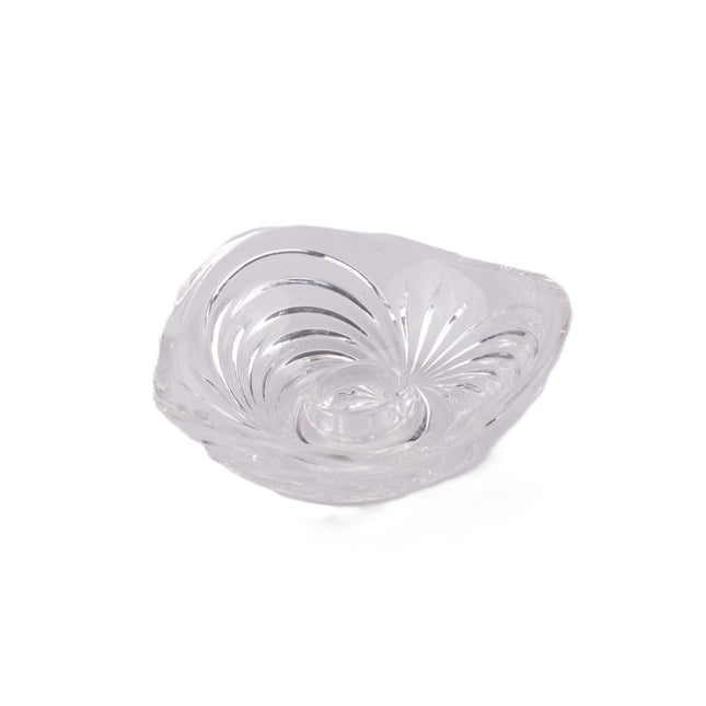 Bougeoir en cristal  transparent