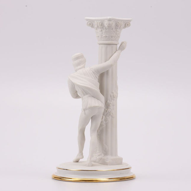 Chandelier en porcelaine blanche Roméo et Juliette The Franklin Mint