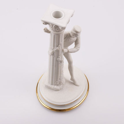 Chandelier en porcelaine blanche Roméo et Juliette The Franklin Mint