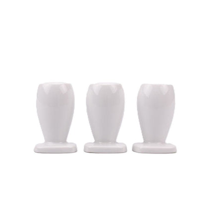 3 bougeoirs en porcelaine blanche Hutschenreuther