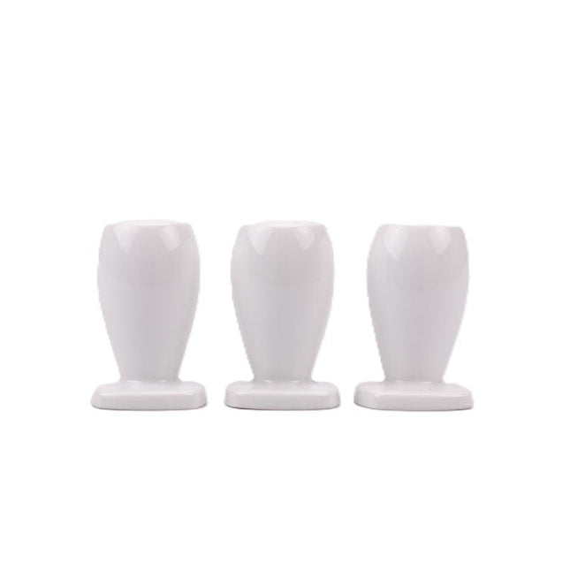 3 bougeoirs en porcelaine blanche Hutschenreuther