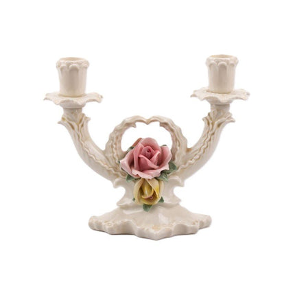 Chandelier porcelaine crème de Karl Ens
