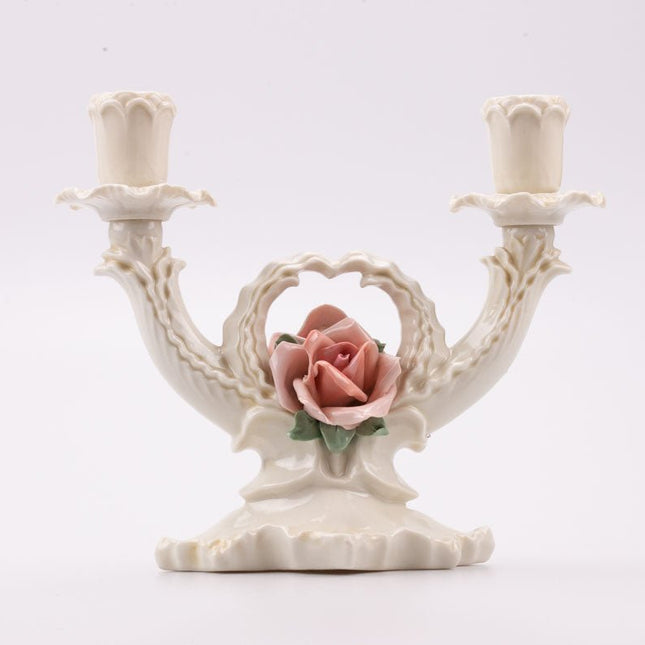 Chandelier porcelaine crème de Karl Ens