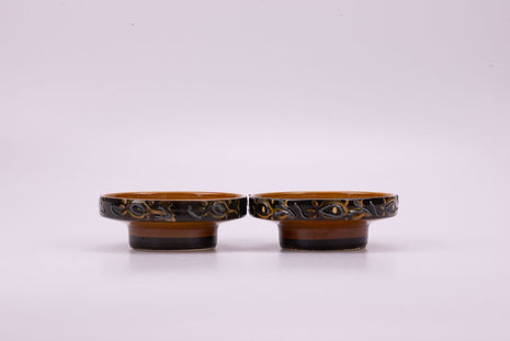 Bougeoir brun fabrication artisanale