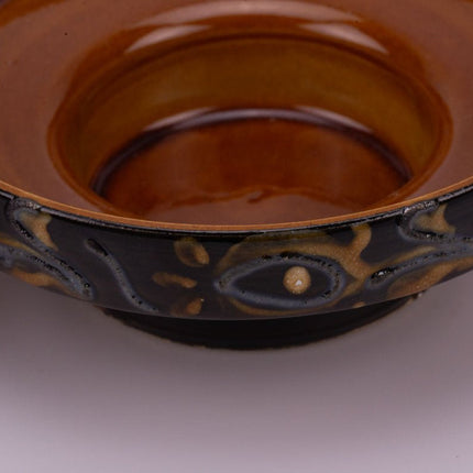 Bougeoir brun fabrication artisanale