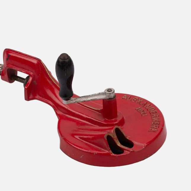 Coupe-haricots rouge vintage Alexanderwerk