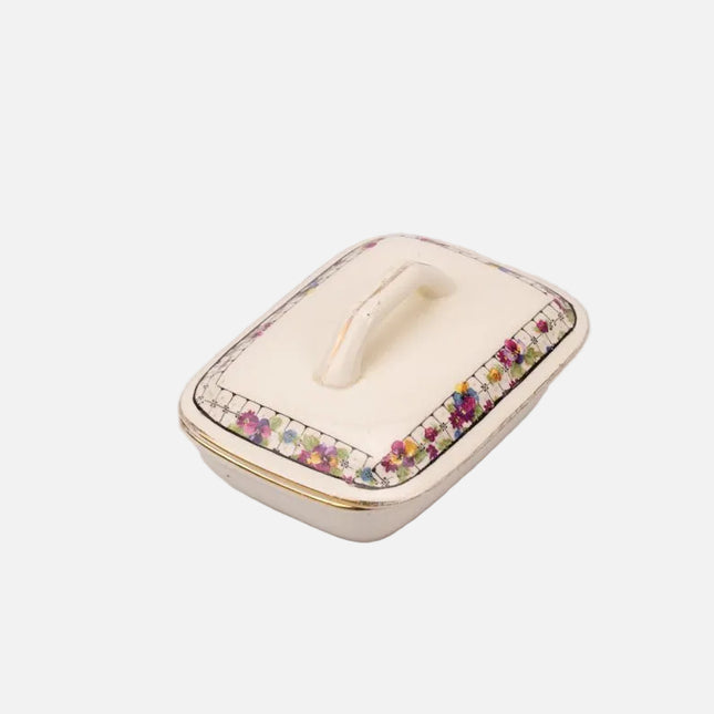 Porte-savon en faïence crème Boch