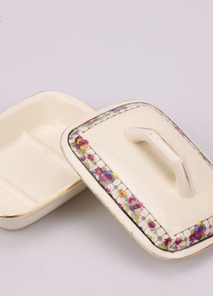 Porte-savon en faïence crème Boch