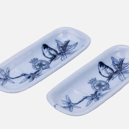 Porte-savon en porcelaine Maloja bleu