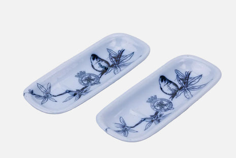 Porte-savon en porcelaine Maloja bleu