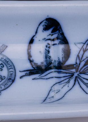 Porte-savon en porcelaine Maloja bleu