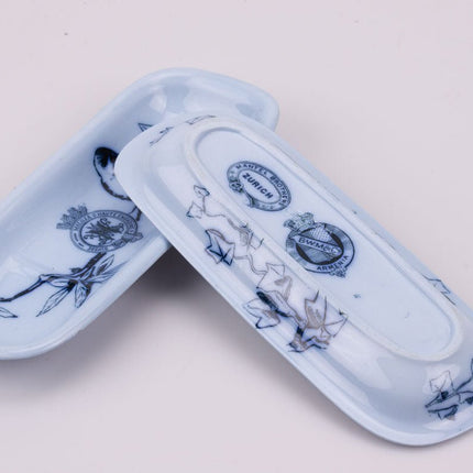 Porte-savon en porcelaine Maloja bleu