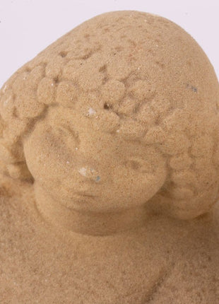 Marbell Stone Art stoneware reading figurine