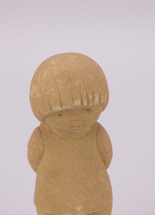 Marbell Stone Art Stoneware Boy Figurine