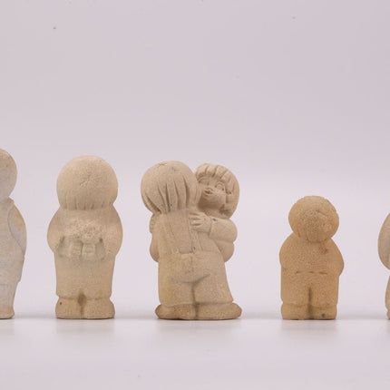 Set of 5 Marbell StoneArt Sandstone Figurines