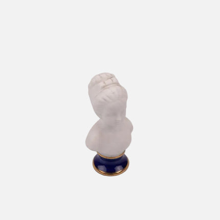 Buste fille Louise Brongniart en biscuit Limoges
