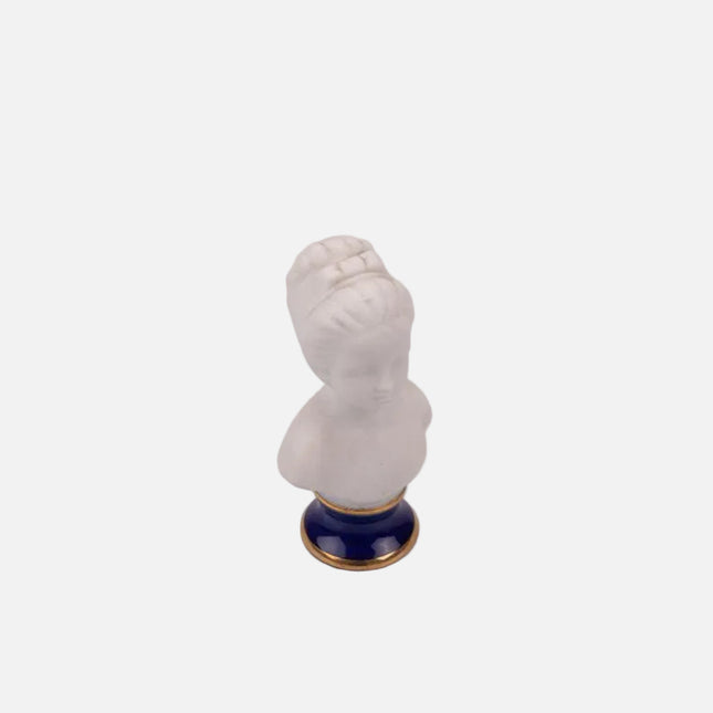 Buste fille Louise Brongniart en biscuit Limoges
