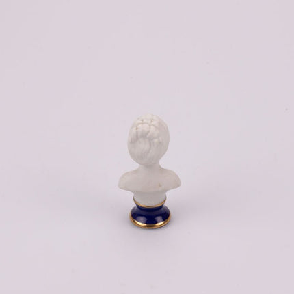 Buste fille Louise Brongniart en biscuit Limoges