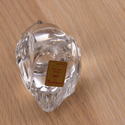 Petite figurine hibou en cristal transparent