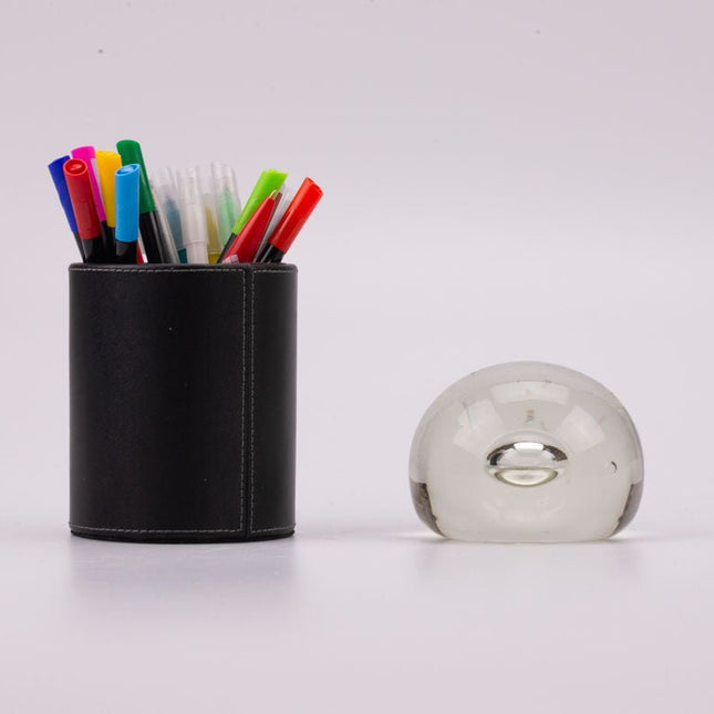 Boule sulfure en verre bulle transparente