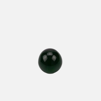 Boule sulfure en verre ronde et verte