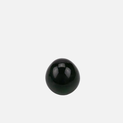 Boule sulfure en verre vert et opaque