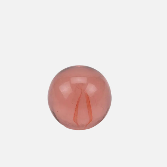 Boule sulfure en verre orange