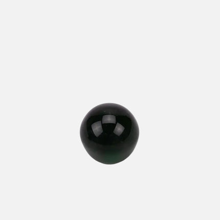 Boule sulfure en verre verte