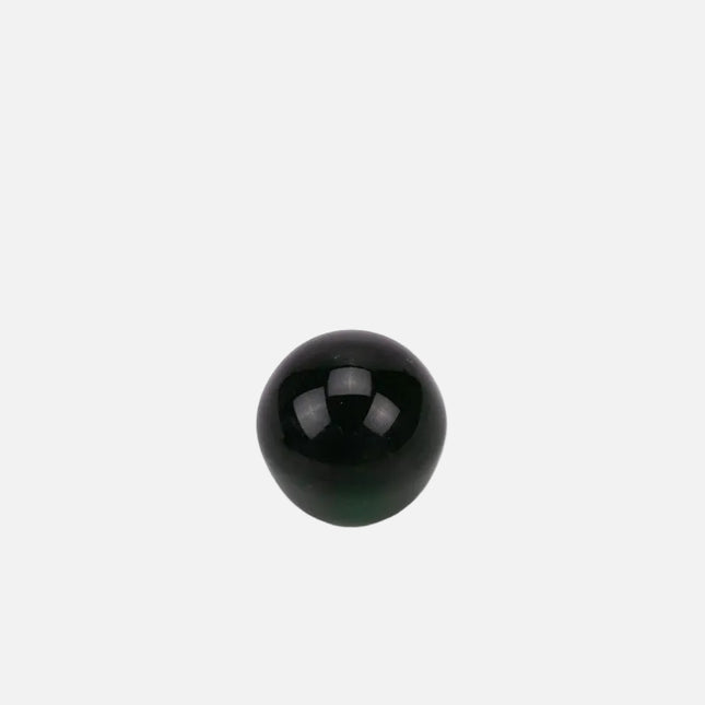 Boule sulfure en verre verte