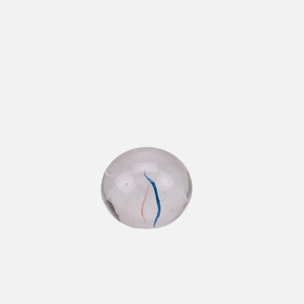 Boule sulfure en verre tube bleu et rose