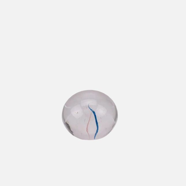 Boule sulfure en verre tube bleu et rose