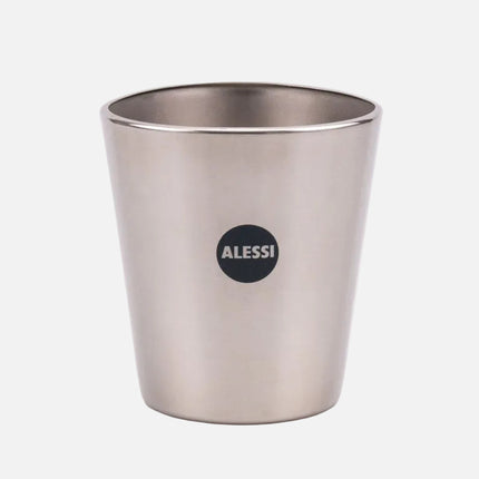 Seau à glaçons en inox Alessi argenté