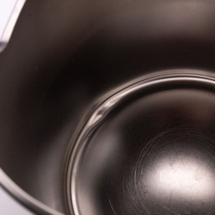 Seau à champagne en inox Alessi argenté