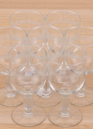 11 verres à vin transparent 15cl