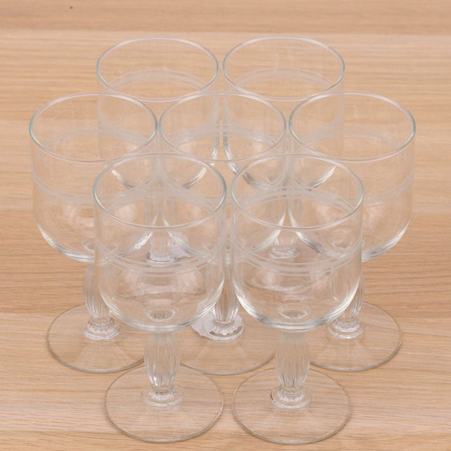 11 verres à vin transparent 15cl