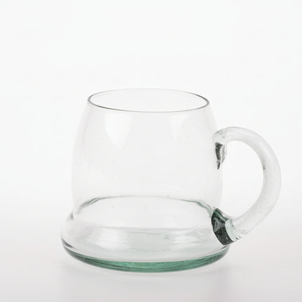 3 chopes en verre transparent 60cl à hanse