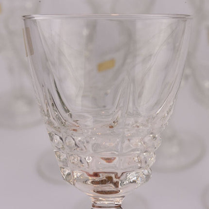 10 verres à vin Luminarc transparent à pied