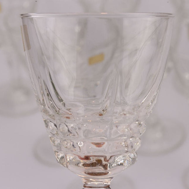 10 verres à vin Luminarc transparent à pied