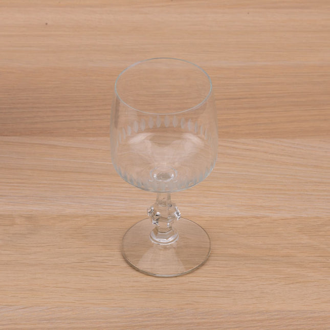 5 grands verres à vin transparents 23cl