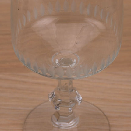 5 grands verres à vin transparents 23cl