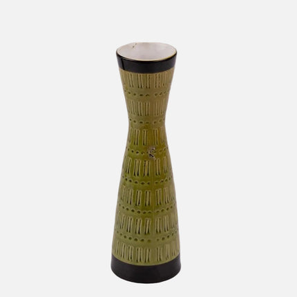 Vase diabolo vintage Marzi et Remy vert