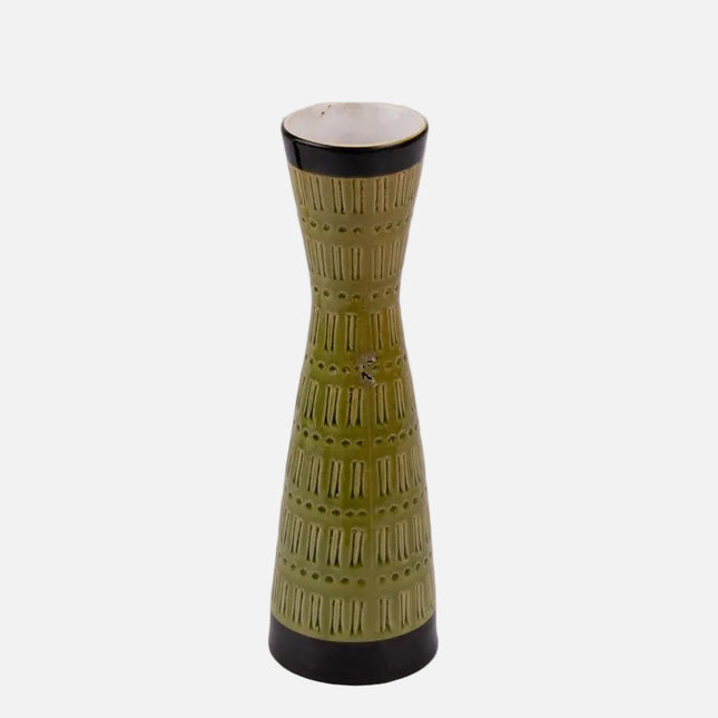 Vase diabolo vintage Marzi et Remy vert
